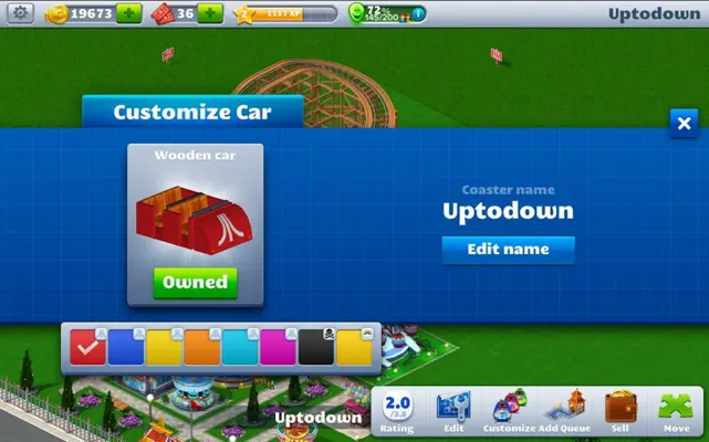 RollerCoaster Tycoon 4 Mobile android App screenshot 1